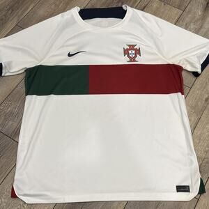 Nike Portugal 2022-2023 World Cup Away Soccer Jersey White Men Size XLDN0691-133